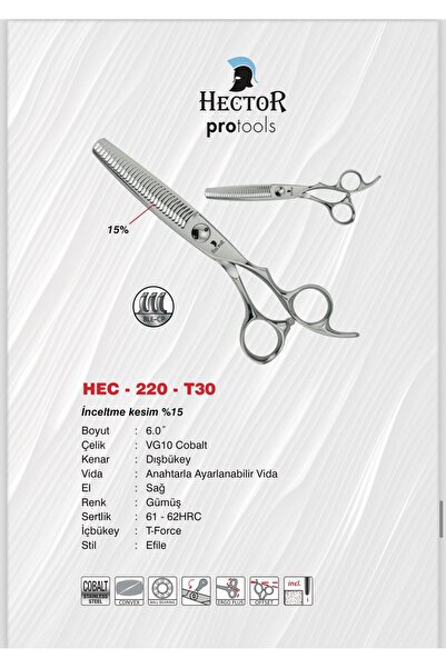 Hector Hec-220-t30 Kuaför Berber Makası