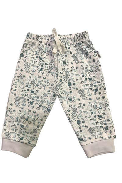 Mini Drop Trousers Combed White Green