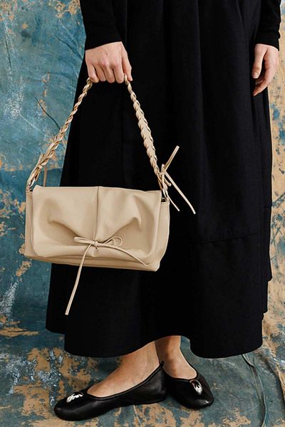 Hooopstore BOW TIE BAG - MINK