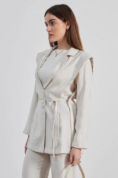 Hooopstore ALLER DETAILED JACKET - BONE