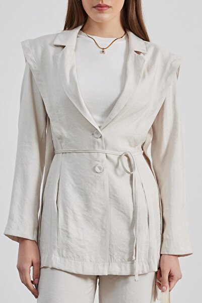 Hooopstore ALLER DETAILED JACKET - BONE