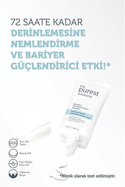 The Purest Solutions كريم ترطيب يومي فعال لمدة 24 ساعة للعناية بالبشرة 50 مل