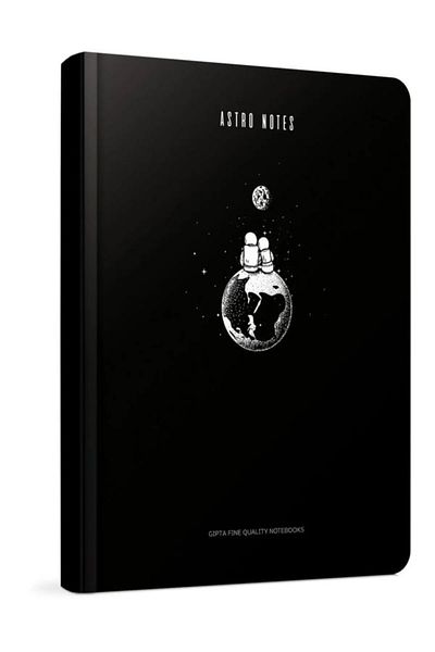 Gıpta Astro Notes A7 Notebook - 120 Sheets with Line Design