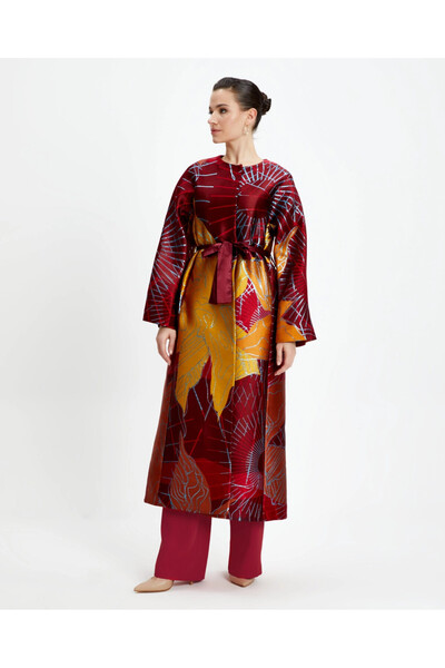 SERPİL Serpil Kadın Bordo Kaban 39492