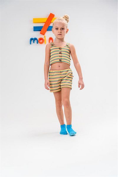 Moi Noi Set of 2 Crop Stripe