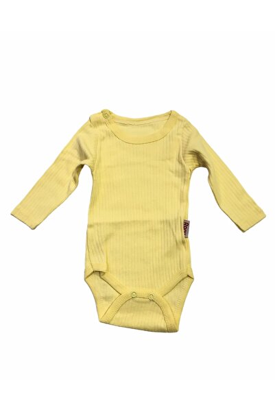 Rany Baby Kids راني بيبي بودي كم طويل رابإنترلوك أصفر