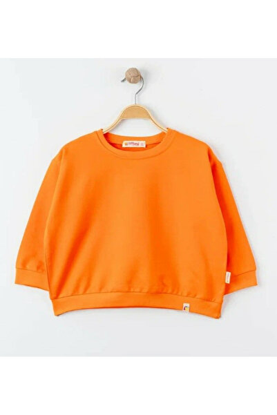 Tiffany Sweatshirt Oversize Theme Turuncu