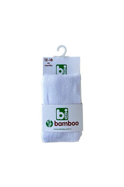 Bibaby Socks Pantyhose Bamboo White