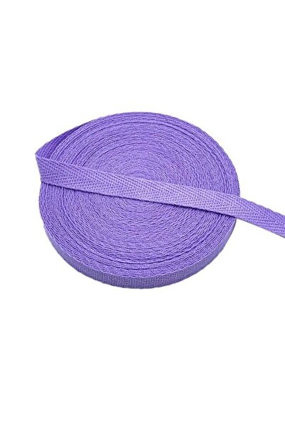 e tuhafiye 1 см x 10 метра Лилава тясна тъкана лента с рибена кост