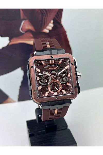 Quantum Men's Sports Wristwatch - 50 Meters Waterproof, 2 Years Warranty