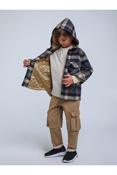 Jack Lions Хлопчача куртка з капюшоном у клітинку