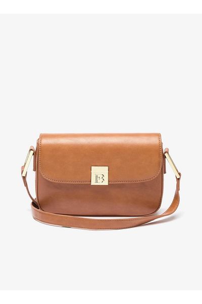 Flora Bella by Shoexpress Flora Bella Solid Crossbody Bag with Adjustable Strap and Magnetic Closure