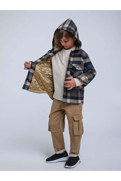 Jack Lions Хлопчача куртка з капюшоном у клітинку