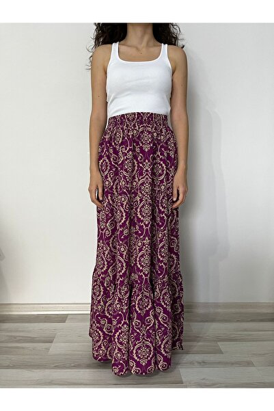 520CK Viscose Women's Skirt - Frilly Long Hijab Design