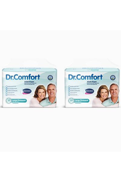 Dr.Comfort Adult Waist Banded Patient Diapers Large 60 Pieces