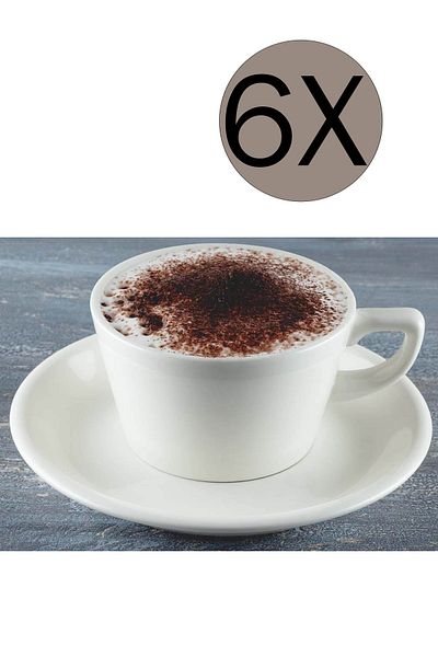 Bonna Porselen Bonna Core 6-person Tea Cup Set - Cor250kft Cor250kf