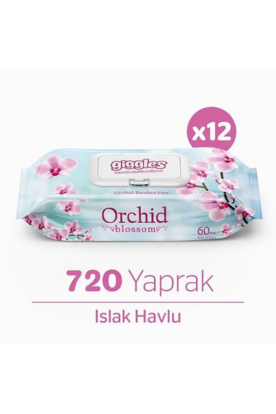 giggles Orchid Scented Wet Wipes - Wet Towel 720 Wipes