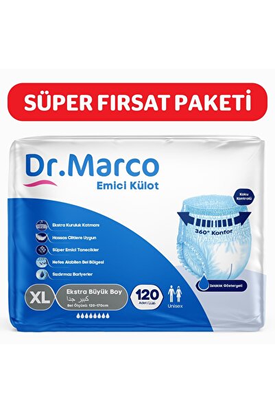 DR.MARCO Yetişkin Emici Külot Ekstra Large 120 Adet