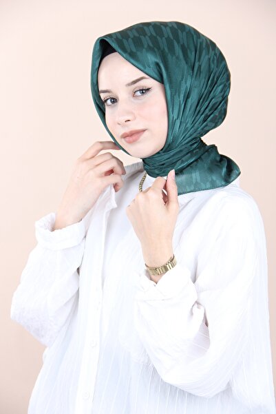 Emproyal Zimrute Emproyal Jacquard Cage Pattern Scarf