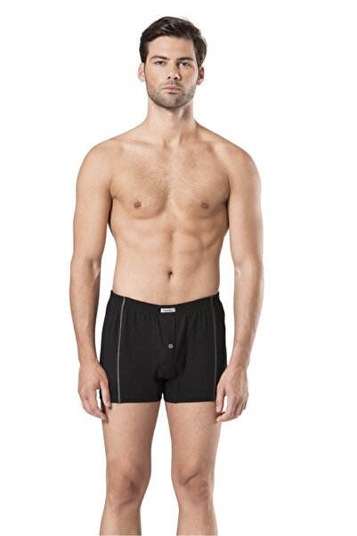 Pierre Cardin 425 Siyah Pamuk Penye 2'li Boxer