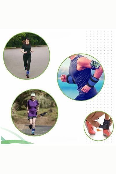 welcomein Cosfer Hand and Foot Weight cu geantă de transport Fitness Cardio Conditioning Terapie fizică