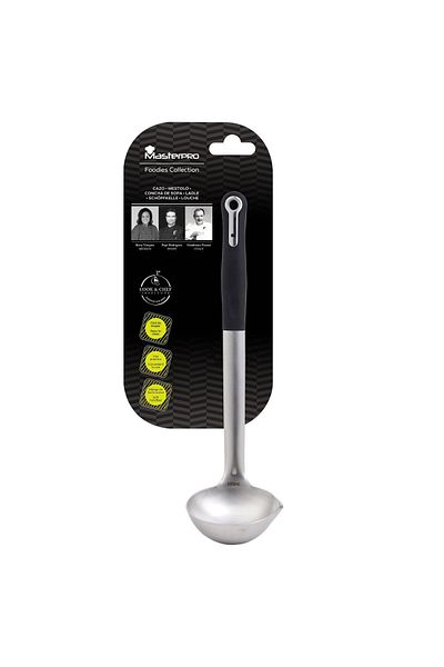 MasterPro Foodies Collection Series - Stainless Steel Ladle, 31X8,5X8 Cm, Model 4856