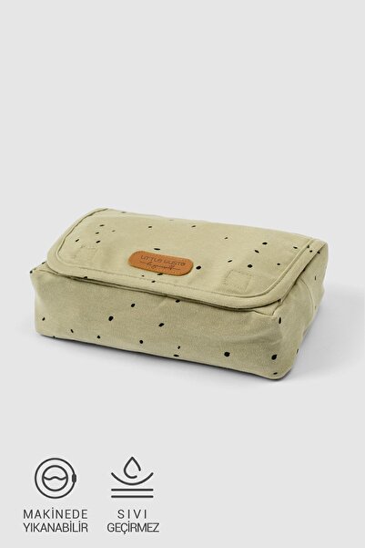 Little Gusto Islak Mendil Çantası Bebek Cosmos Haki