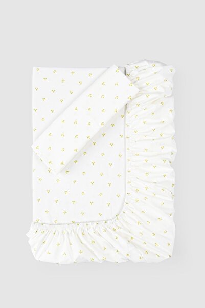 Little Gusto Lotus 90x190 cm - Organic Cotton Elastic Sheet and Pillowcase Set