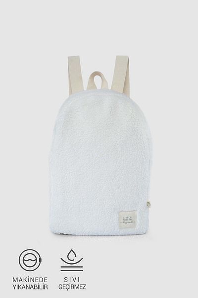 Little Gusto Wellsoft Children's Backpack Ecru