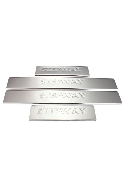 Alfa Otomotiv Dacıa Sandero Stepway Hb Uyumlu 5d 2012 > Kapı Eşiği 4 Parça Pa...