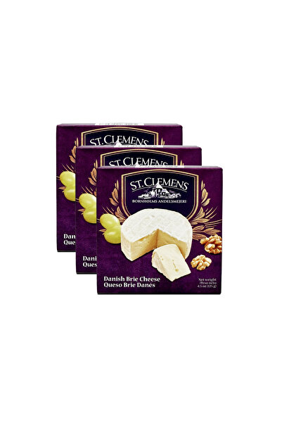 St. Clemens Brie Peyniri 125gr x 3 ADET