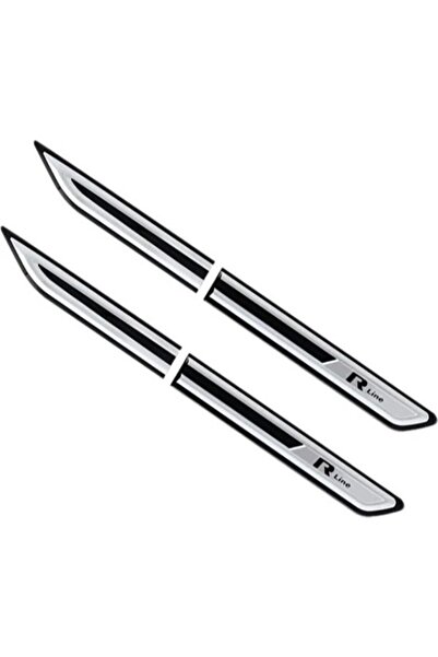 Alfa Otomotiv Volkswagen Passat B8 - R-line Yan Çamurluk Çıtası Krom - 4 Prç....