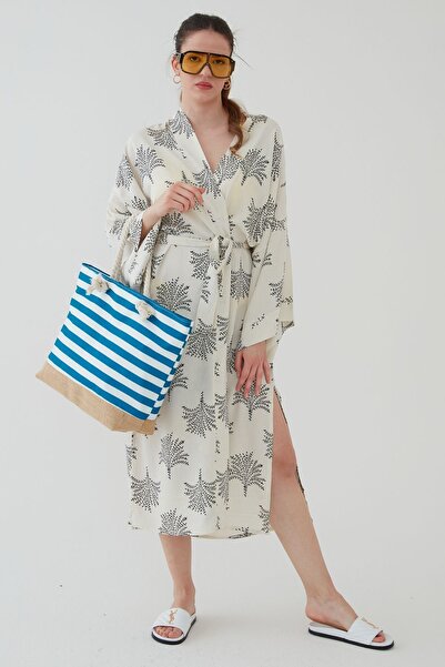 bakacstore Τσάντα Sea and Beach - Πολύχρωμη, με φερμουάρ, μαλακή λαβή, προσαρμοσμένο χρώμα νέας σεζόν