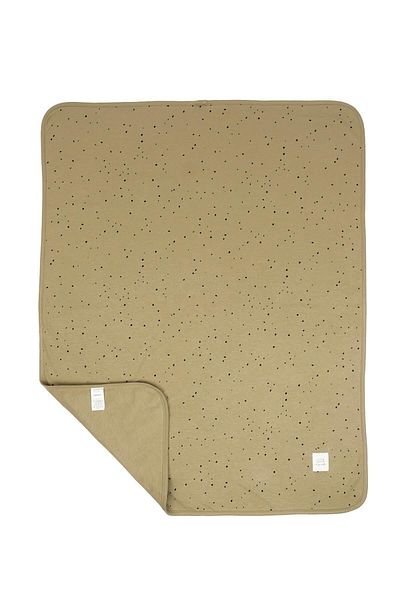 Little Gusto Double Layer Baby Blanket Khaki Organic Cotton 80x100cm