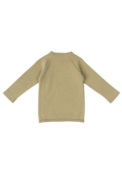 Little Gusto Khaki Organic Cotton - Be Yourself Printed Outer Bodysuit Newborn