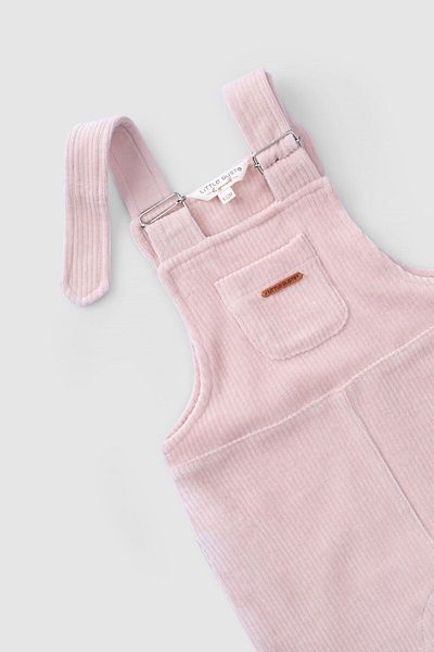 Little Gusto Corduroy Baby Salopet Pink