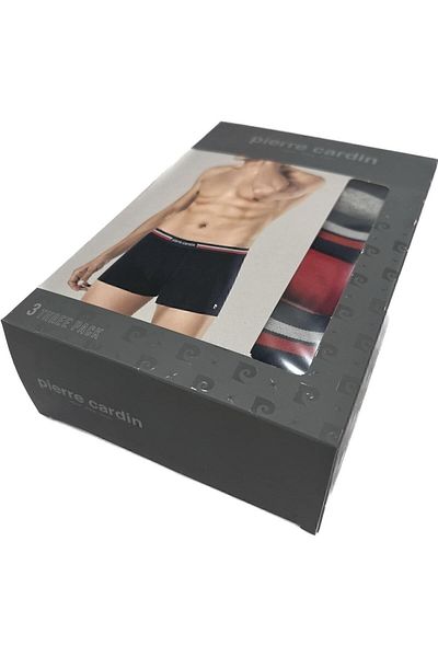 Pierre Cardin Μικτό Χρώμα Βαμβακερό Lycra 3 τεμαχίων Boxer