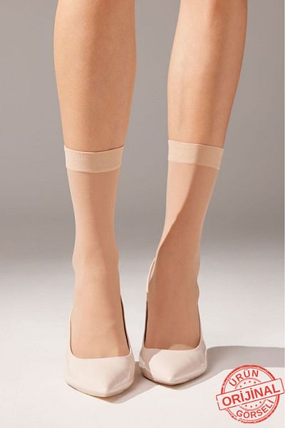 MySire Fit 15 Women's Thin Shiny Tulle Socks Set of 2