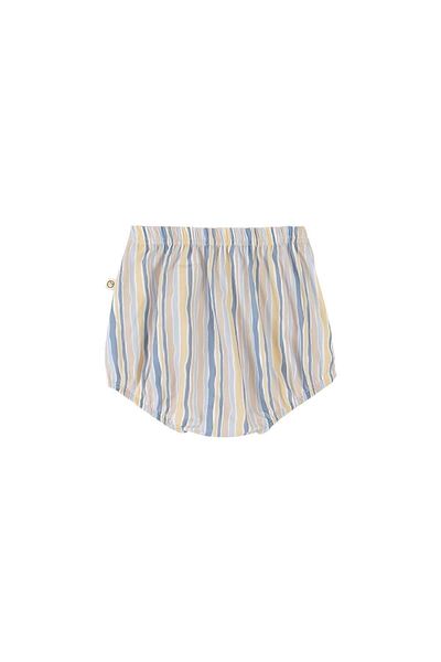 Little Gusto Baby Bloomer (Panty) Striped Blue - Beige Organic Cotton