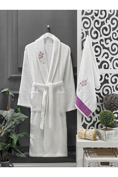 Casnack Snow White Indigo Πετσέτα Μπουρνούζι Σετ 4 τεμαχίων