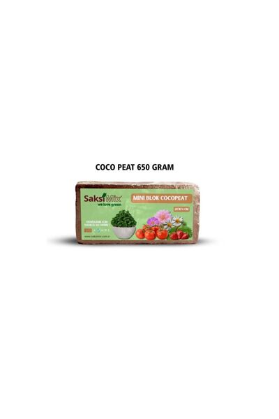 Saksı Mix Sıkıştırılmış Mini Blok Cocopeat 650 G 9 L Saksı Toprağı Bitki Toprağı