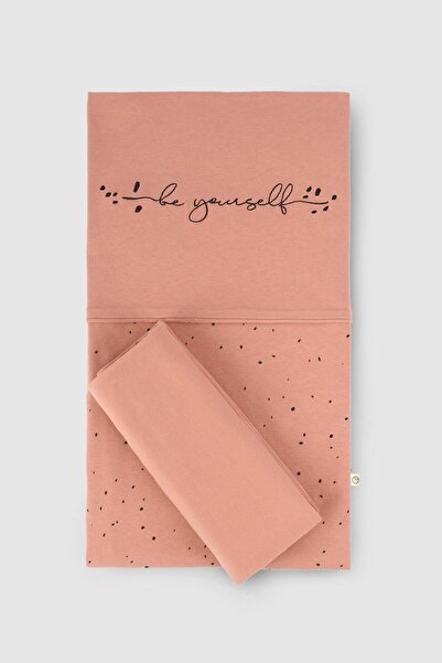 Little Gusto Baby Duvet Cover Pillow Sheet Set Cosmos Pink Organic Cotton