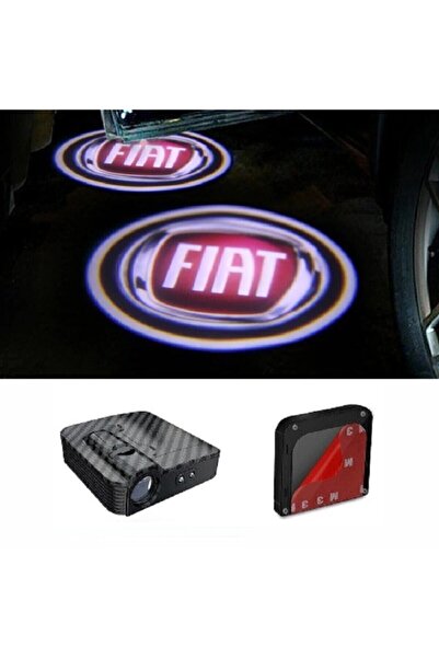 Quality Fiat Kapı Altı Logo Pilli Mesafe Ve Işık Sensörlü (6 Adet Pil Hediyeli)