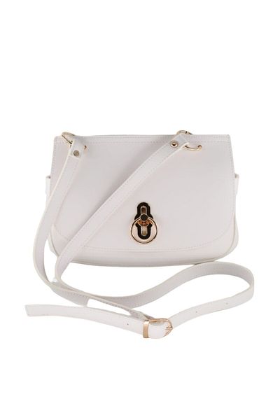HFKY Geantă de umăr pentru femei cu curea și blocare frontală - Geantă Crossbody