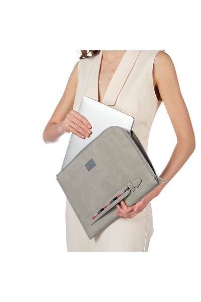 Happy-Nes 13'' Laptop Case - Lunar Mist Stone Gray