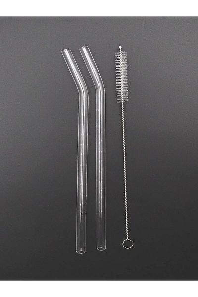 GÜNCEV 2 Glass Straws
