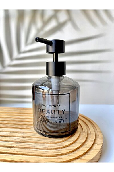 Mottogo موزع صابون سائل زجاجي بيوتي 15 سم