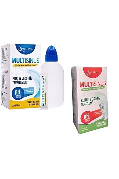 Multiplus Nose and Sinus Cleaning Kit (20-Piece Mixed Bags) +48 Spare Kit