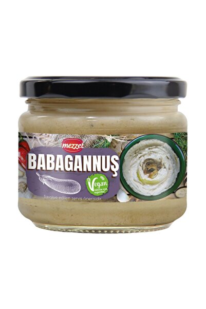Mezzet Babagannuş 300 g - Közlenmiş Patlıcanlı ve Tahinli Vegan Meze