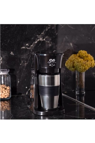 CVS CVSDn 19814 Coffee Master - ماكينة صنع القهوة مع كوب وفلتر ستانلس